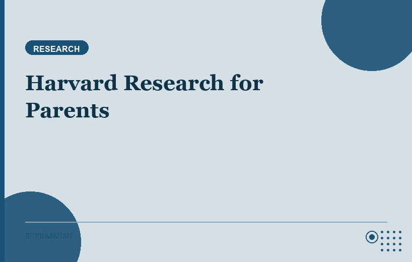 Harvard Center Research Summary: Key Findings for Parents